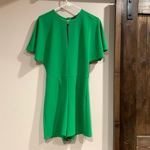 Bright Green Romper